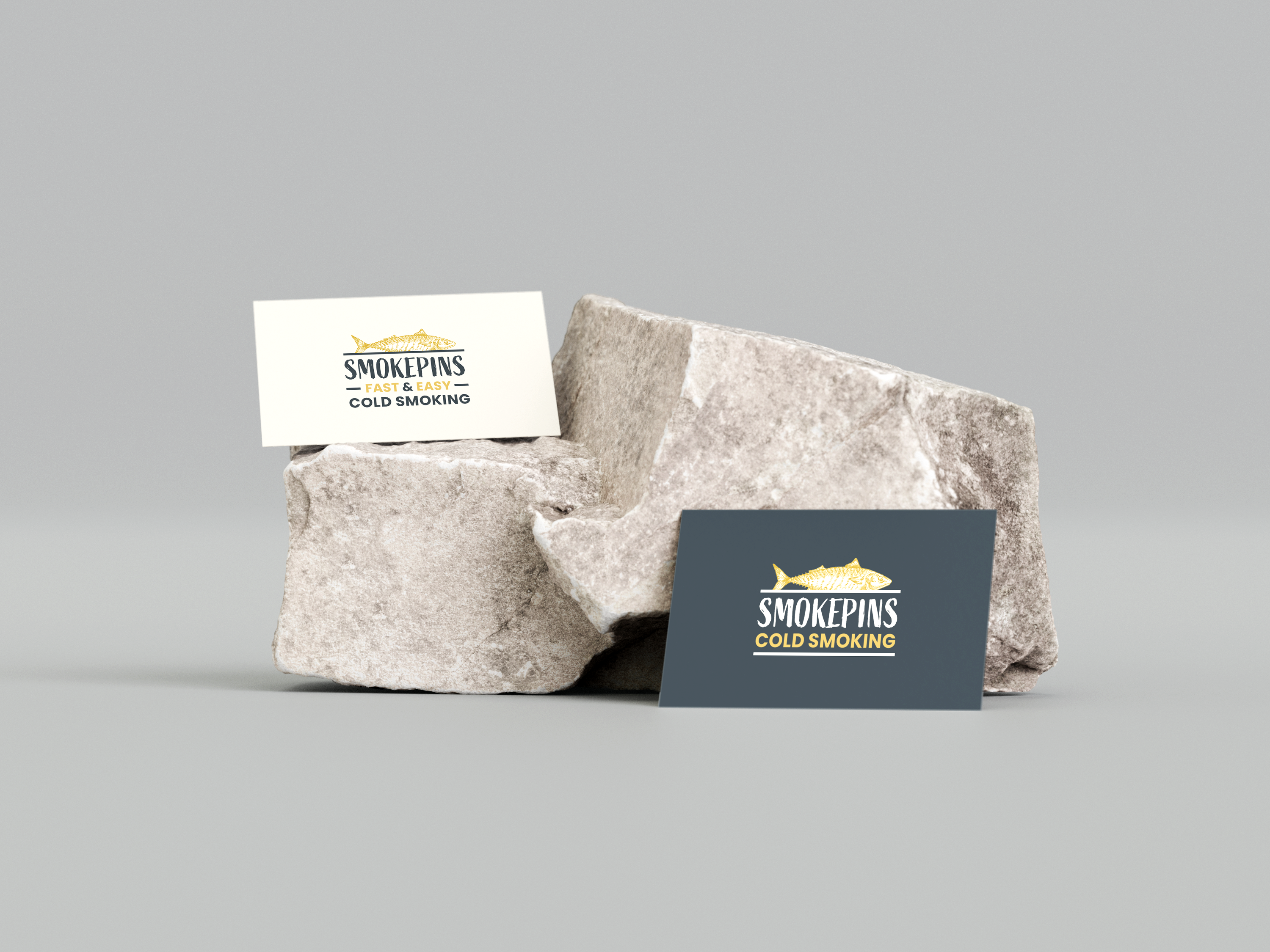 Smokepins business card mockup