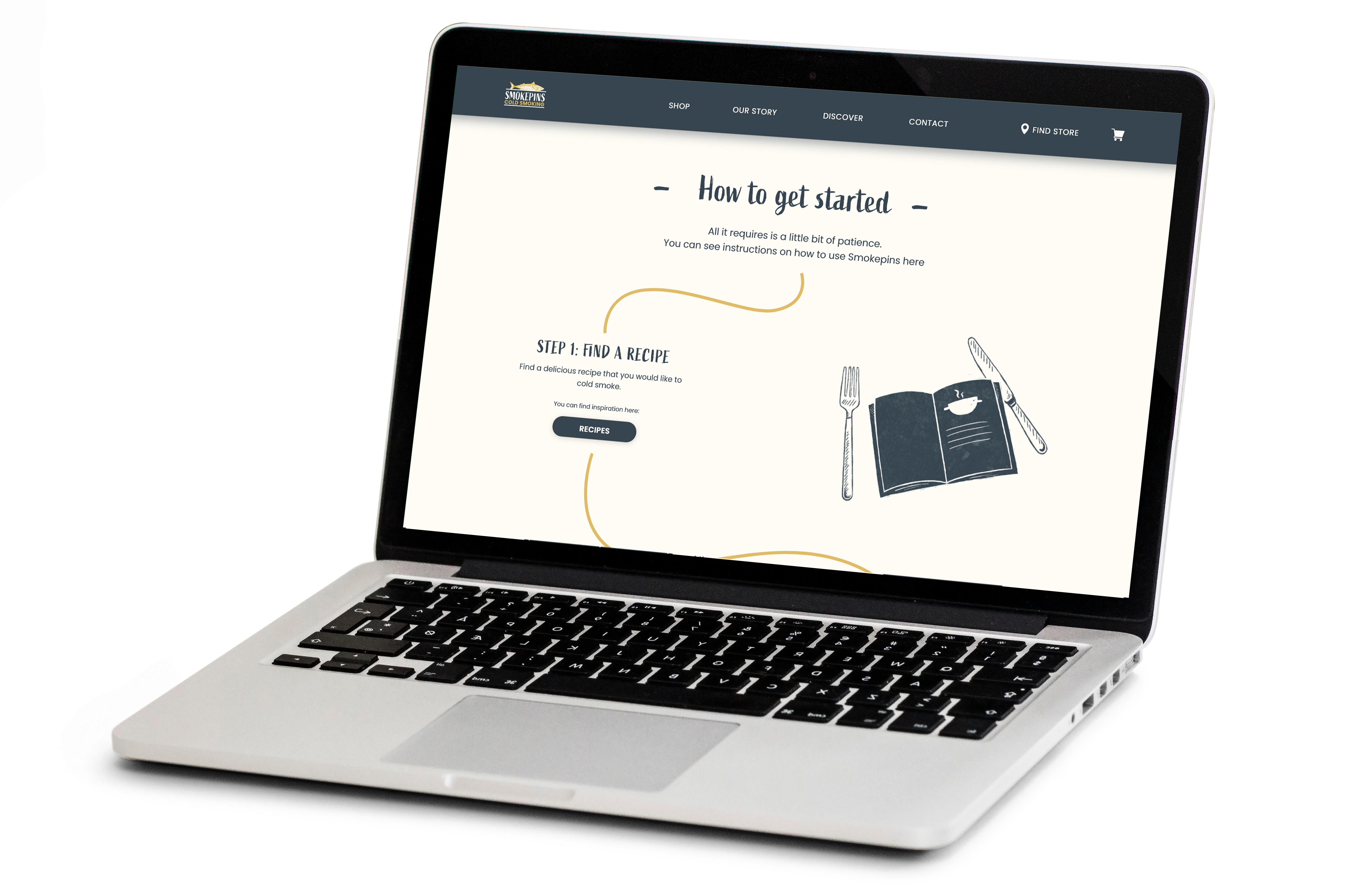 macbook mockup webpage